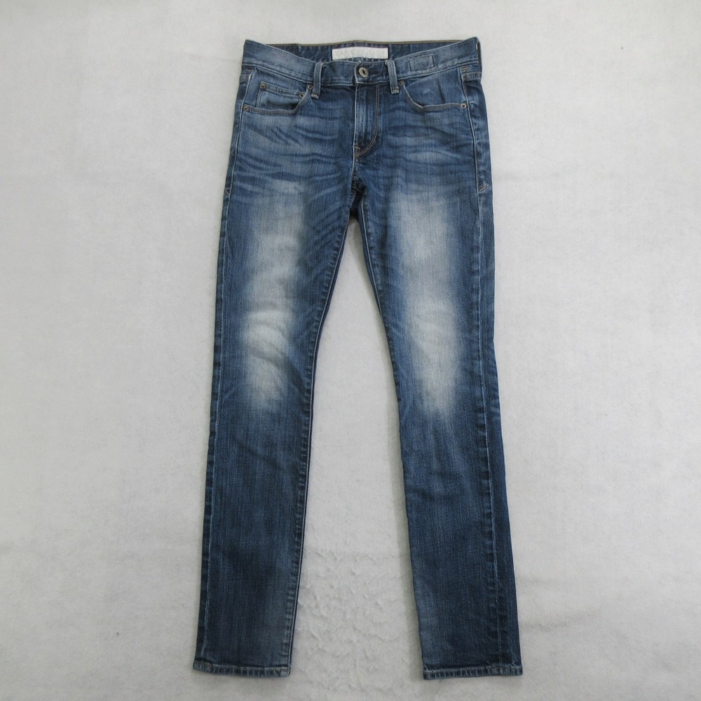 Express Mens Alec Super Skinny Stretch Jeans 29x31 Medium Wash